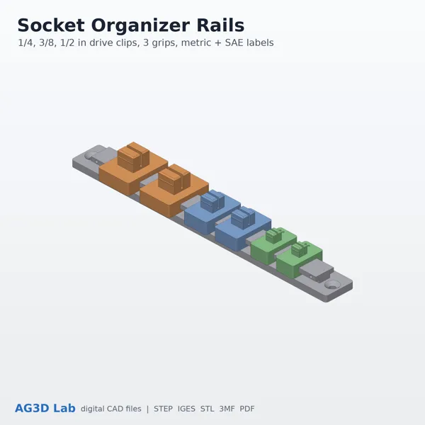 Socket Organizer Rail Set v1