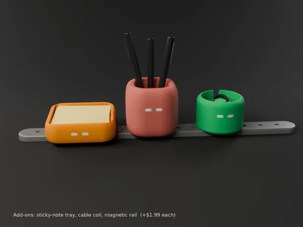 Squad Pods magnetic rail add-on