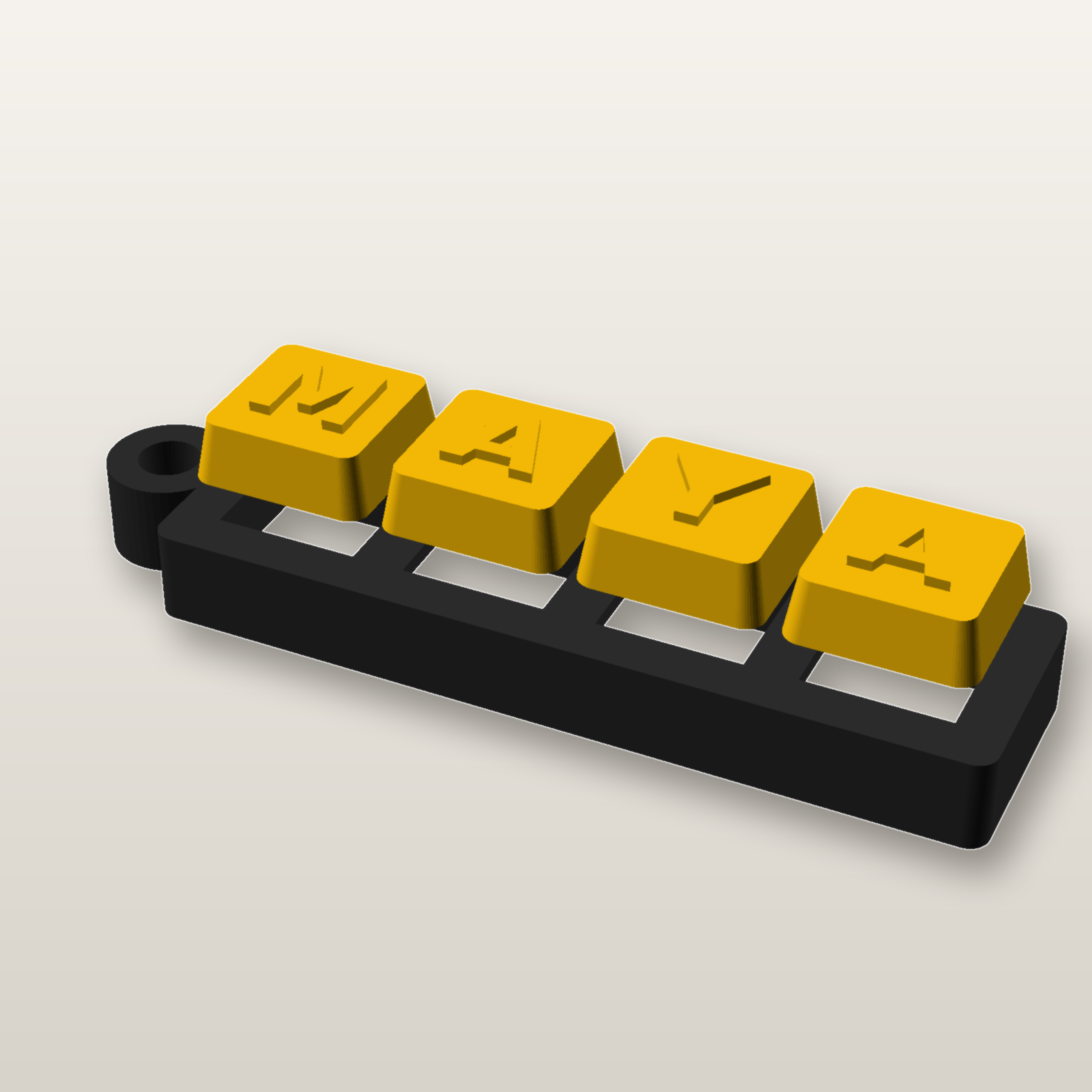 MAYA name clicker render